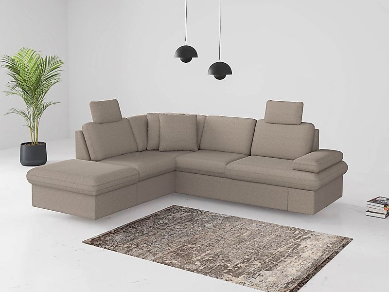 sit&more Ecksofa "Moreno", mit Armteilverstellung,wahlweise mit Bettfunktio günstig online kaufen