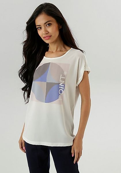 Aniston SELECTED Shirtbluse im Materialmix günstig online kaufen