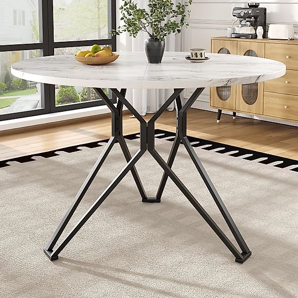 MODFU Essgruppe Stylisches Esstisch,Esszimmerstühle,Esstisch-Set, (Runder E günstig online kaufen