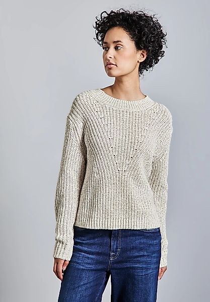 STREET ONE Strickpullover, im soften Baumwoll-Mix günstig online kaufen