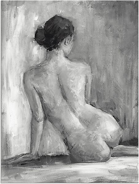 Artland Wandbild "Figur in schwarz & weiß I" Frau 1 Stk. tlg. als Alubild, günstig online kaufen