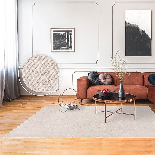 Paco Home Teppich »Barcelona 610«, rechteckig, 8 mm Höhe, Kurzflor, meliert günstig online kaufen