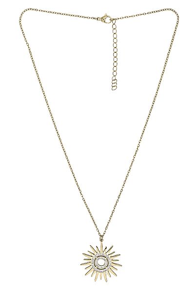 COLLEZIONE ALESSANDRO Kette mit Anhänger "Sun Glow" filigrane Sonne mit Str günstig online kaufen