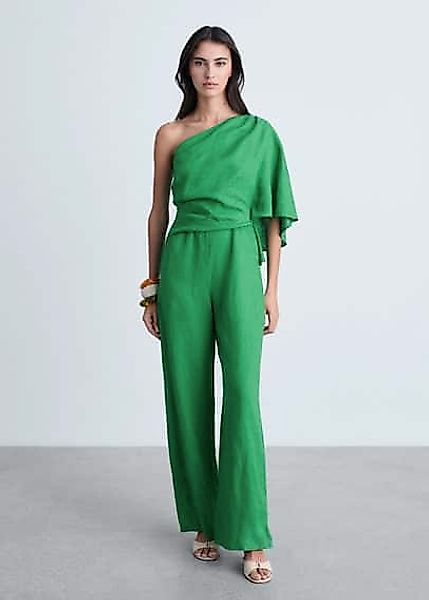 Asymmetrischer Jumpsuit aus Leinen günstig online kaufen