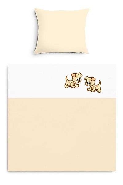 Amilian Babybettwäsche Kinderwagenset - 2tlg. Kinderbettwäsche - 80x80cm + günstig online kaufen