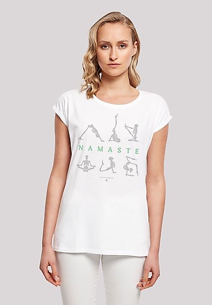 F4NT4STIC T-Shirt Namaste Yoga Skelett Halloween günstig online kaufen