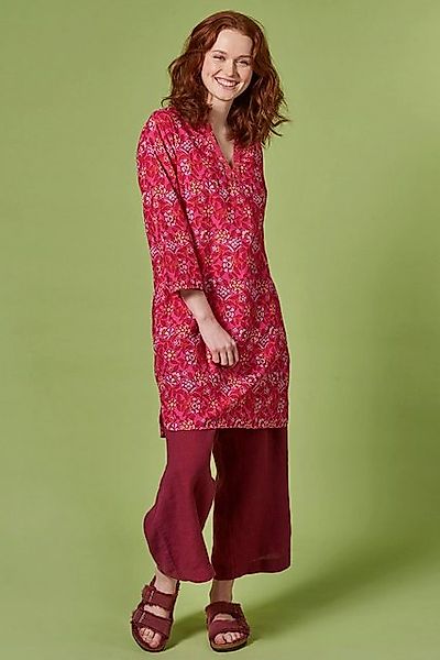 Himalaya Clothing Tunika Damen Bluse-3/4-Arm mit Blockprint - Sommer Tunika günstig online kaufen