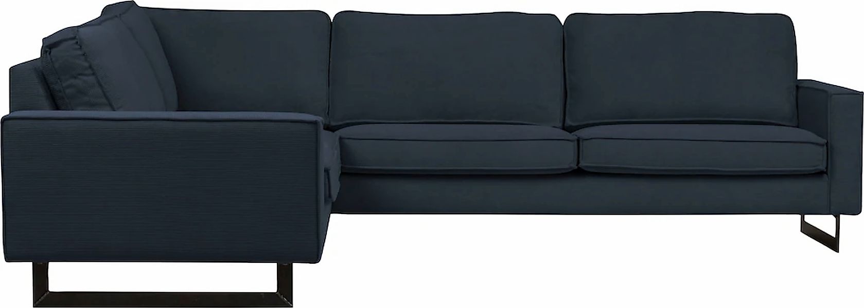 Places of Style Ecksofa "Pinto, XXL, 250/290 cm, langer Schenkel, Ottomane" günstig online kaufen