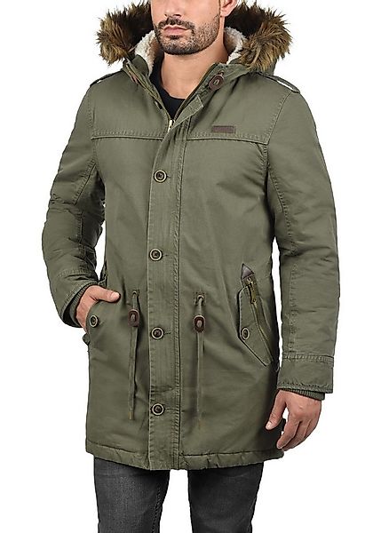 Indicode Parka IDPulsoor Winterjacke mit abnehmbarem Kunstfellkragen günstig online kaufen