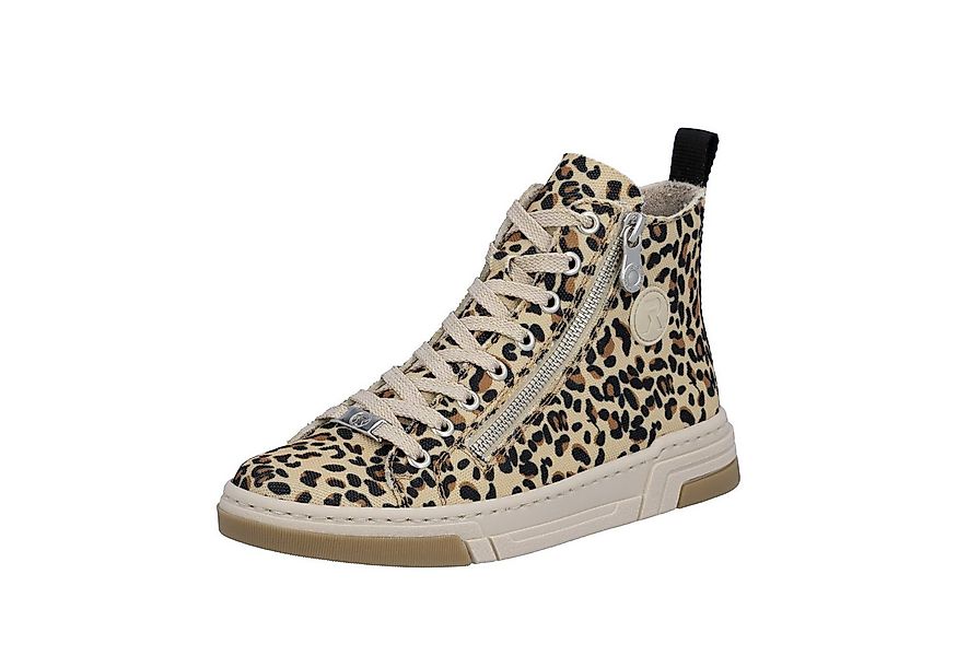 Rieker Schnürboots High Top Sneaker, trendy Stiefelette mit seitlichem Reiß günstig online kaufen