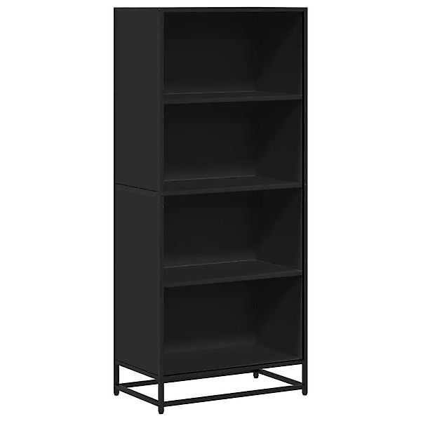 vidaXL Bücherregal Schwarz 60x35x139 cm Holzwerkstoff 3300840 günstig online kaufen