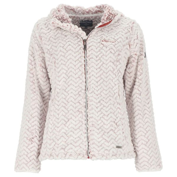 Rivercreek Fleecejacke Damen Jacke mit Zick-Zack-Streifen-Muster günstig online kaufen
