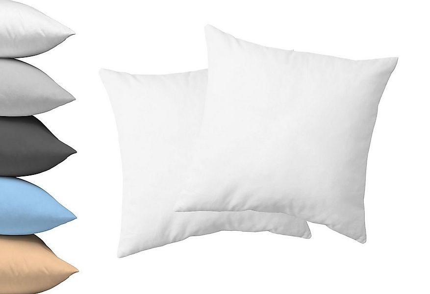 Lavea Kissenbezug Jasmin, (2 Stück), Kopfkissenbezug 40x40 cm - 100% atmung günstig online kaufen