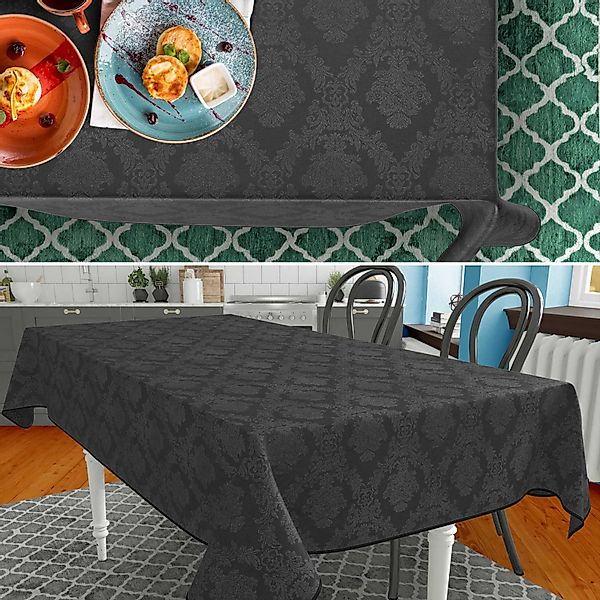ANRO Tischdecke aus Stoff UNI Farben günstig online kaufen