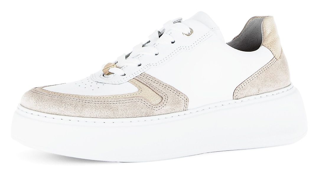 Gabor FLORENZ Plateausneaker, Freizeitschuh, Halbschuh, Schnürer, günstig online kaufen