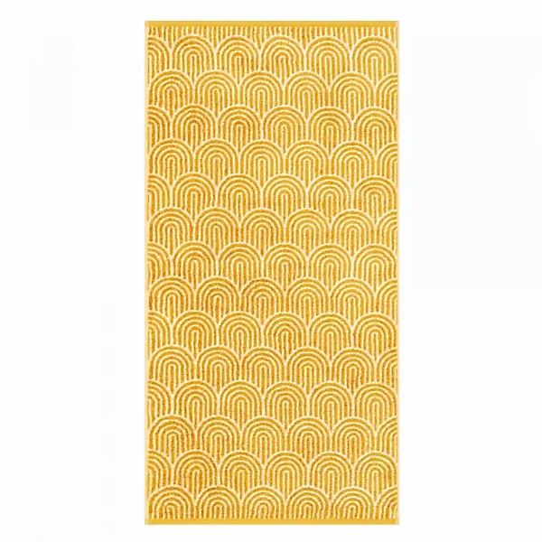 Cawö Handtücher Maison Blätter 6267 - Farbe: gold - 35 - Gästetuch 30x50 cm günstig online kaufen