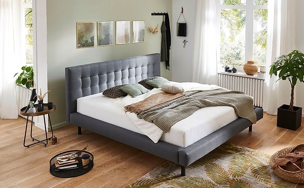 Home affaire Polsterbett "Tobjörn" Mit breitem Futon-Rahmen günstig online kaufen