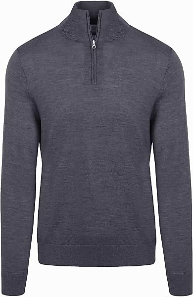 King Essentials The Michael Half Zip Pull Merino Anthrazit - Größe S günstig online kaufen