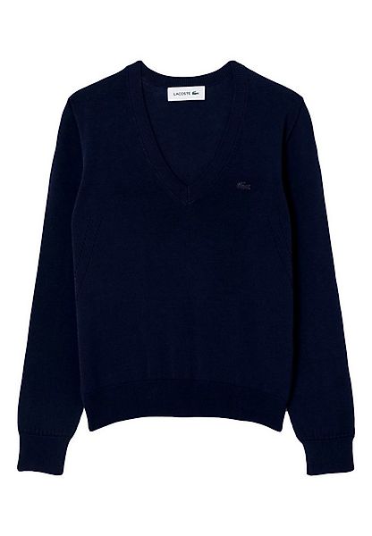 Lacoste Strickpullover Pullover Strickpullover V-Neck (1-tlg) günstig online kaufen