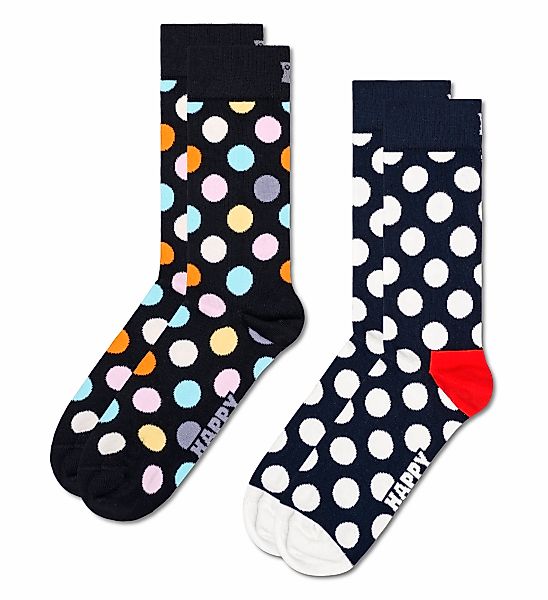 Happy Socks Socken "Classic Big Dot Socks", (2er Pack), allover mit Punkten günstig online kaufen