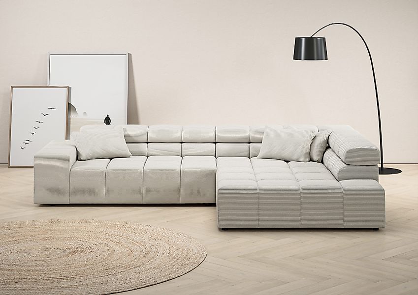 INOSIGN Ecksofa Ancona incl. Kopfteilverstellung, OTTOs günstig online kaufen