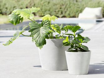 ECOPOTS Blumentopf Amsterdam 30 Weiß, für günstig online kaufen