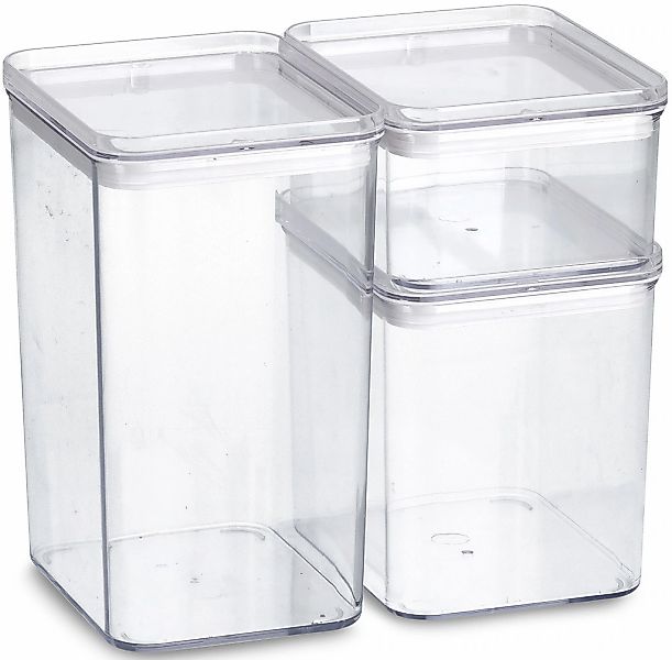 Zeller Present Vorratsdose Set, 3 Stk. tlg. 3-teilig, stapelbar günstig online kaufen