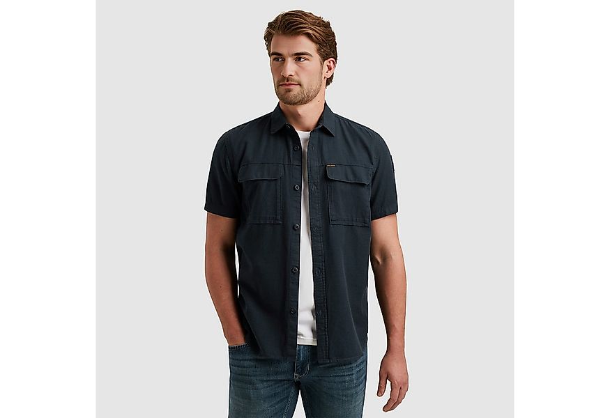 PME LEGEND Kurzarmhemd mit Kent Kragen günstig online kaufen