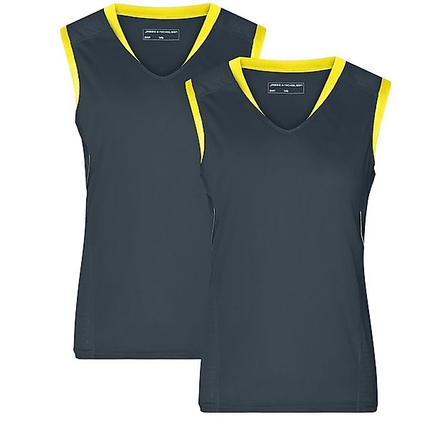 James & Nicholson Lauftop Doppelpack Sportliches Damen Lauftop aus Funktion günstig online kaufen