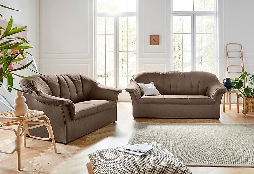 DOMO collection Polstergarnitur »Pegnitz«, (Set), 3-Sitzer & 2-Sitzer-Set günstig online kaufen