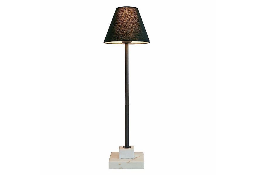 Mirabeau Tischleuchte Tischlampe Orvienne schwarz/weiß günstig online kaufen