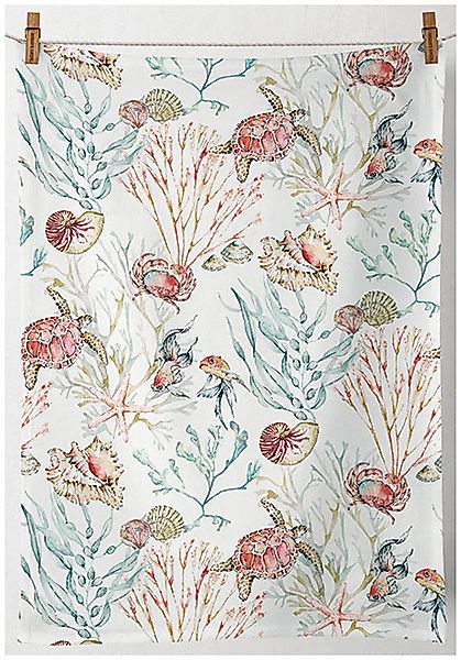 Ambiente® Geschirrtuch Sea Animals, (1-tlg., 1-teilig), günstig online kaufen