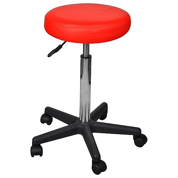 vidaXL Bürostuhl Bürohocker Rot (1 St) günstig online kaufen