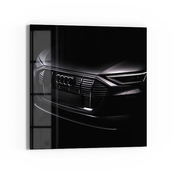 DEQORI Glasbild 'Audi Frontalaufnahme', 'Audi Frontalaufnahme', günstig online kaufen