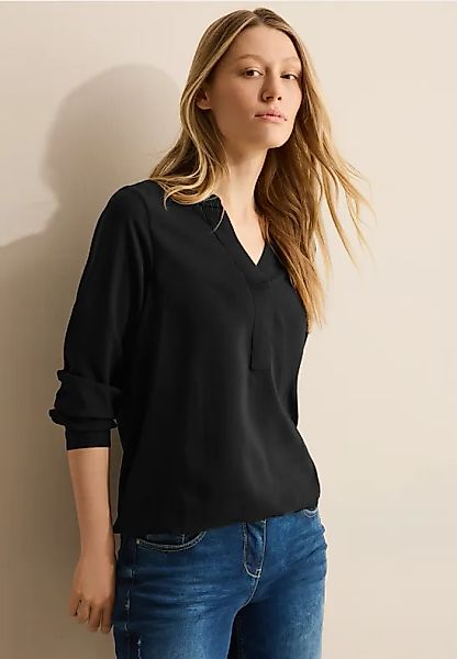 Bluse in Unifarbe günstig online kaufen