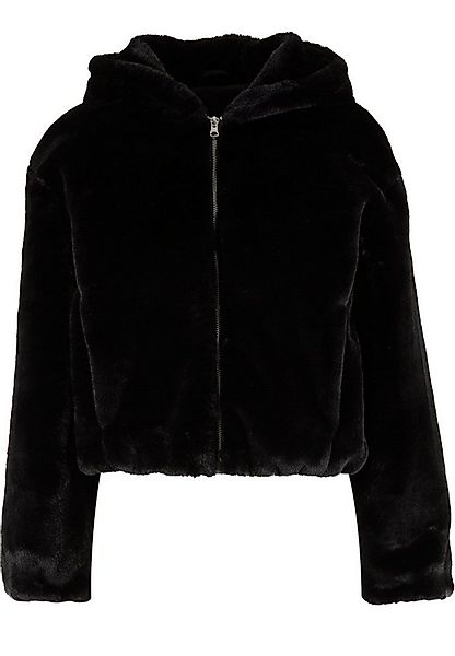 URBAN CLASSICS Sweatjacke Urban Classics Ladies Full Zip Faux Fur Hoodie günstig online kaufen