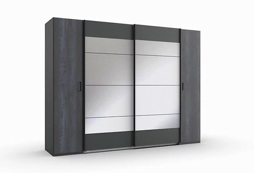 freiraum Dreh-/Schwebetürenschrank Kopenhagen (BxHxT: 272x210x65 cm) in GRA günstig online kaufen