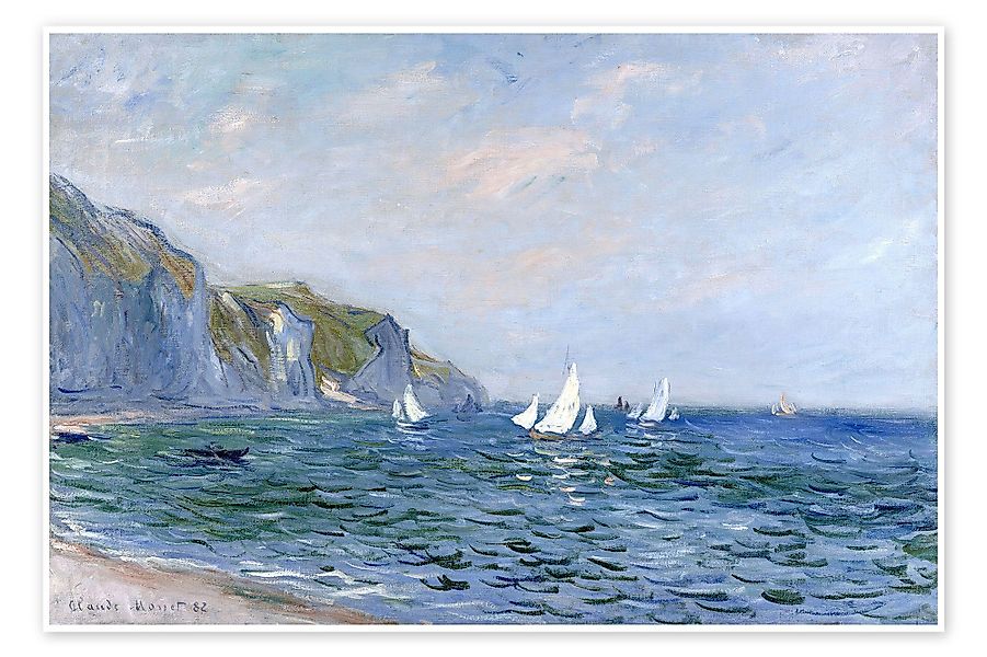Posterlounge Poster Claude Monet, Felsen und günstig online kaufen