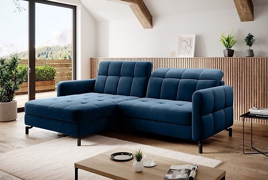 Eltap Ecksofa LORELLE Ausklappbare Couch im Skandinavischen Stil, Schlaffun günstig online kaufen