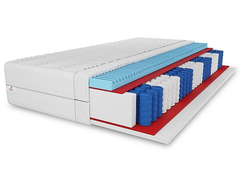 Taschenfederkernmatratze Matratze Premium, 7 Zonen Matratze, Härtegrad H3 Ö günstig online kaufen