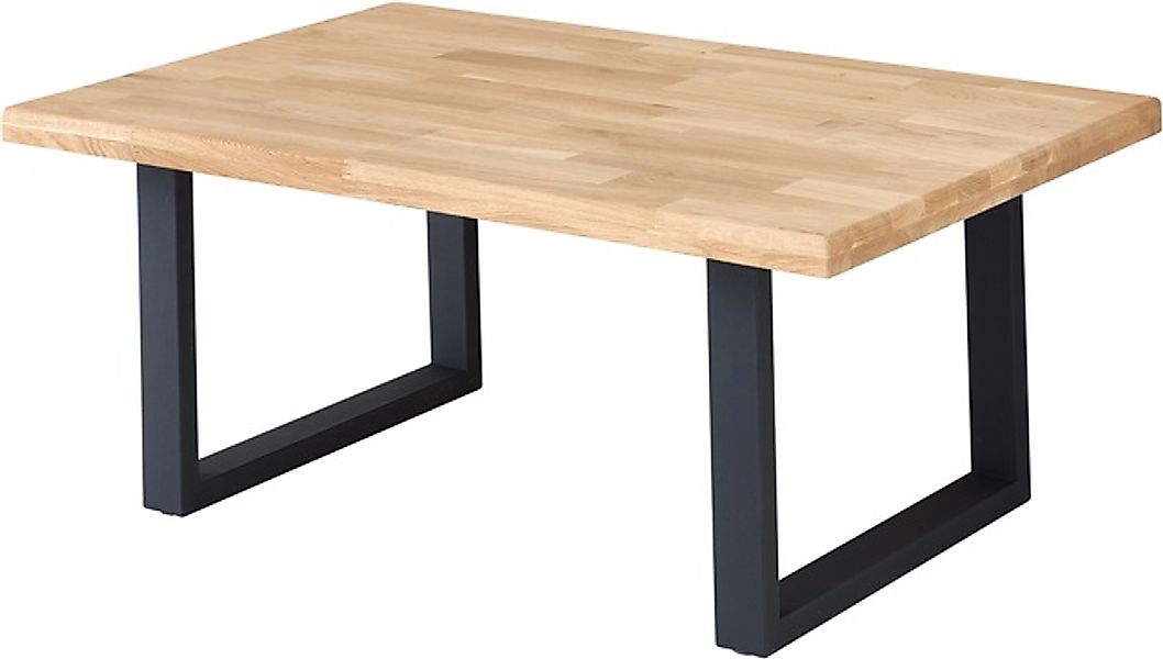 Stolkom Couchtisch »Chris Wohnzimmertisch Eiche Massivholz, BxHxT 110x47x70 günstig online kaufen