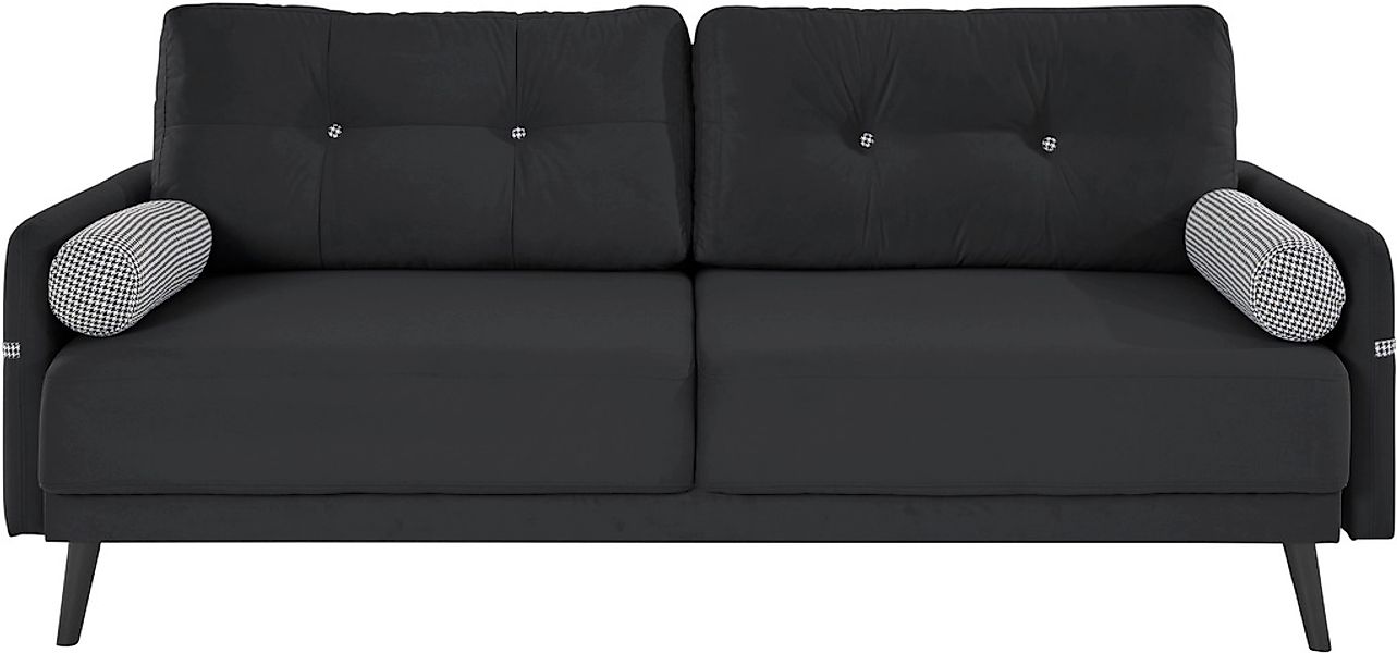 INOSIGN Schlafsofa »Emily«, incl. Bettfunktion und Bettkasten, Seitentache günstig online kaufen