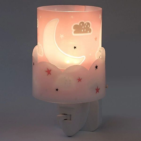 LED Kinderzimmer Nachtlicht Moon in Pink günstig online kaufen