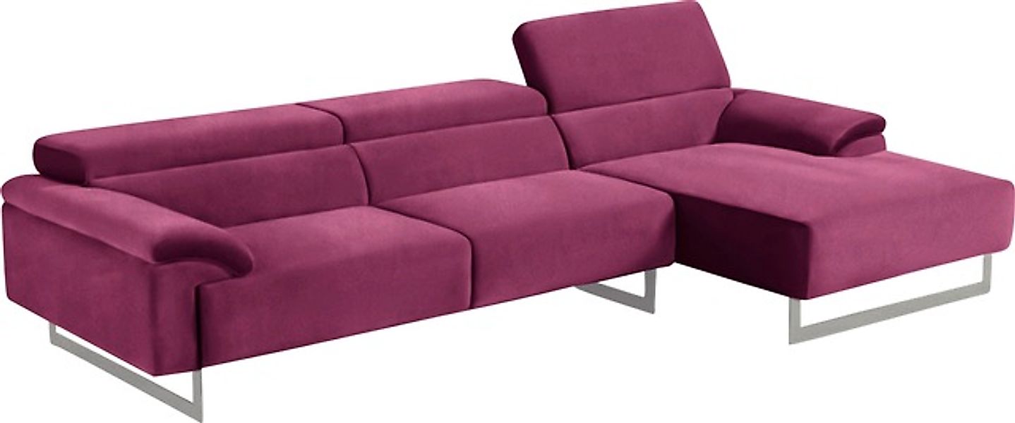 Egoitaliano Ecksofa »Malika, edel und bequem, Designsofa mit hochwertigen B günstig online kaufen