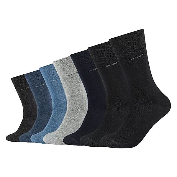 Camano Unisex CA-Soft Crew Socken 7er Pack günstig online kaufen