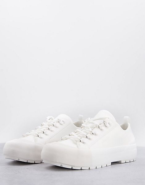 Levi's – Sneaker zum Schnüren aus PU in Weiß günstig online kaufen
