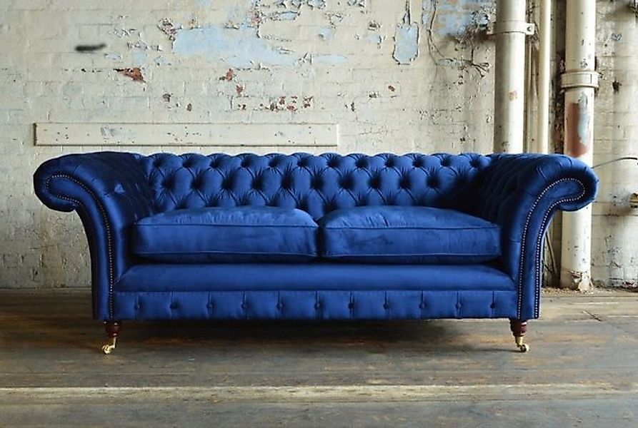 JVmoebel Chesterfield-Sofa Sofa Design Dreisitzer Couch 3er Sitz Zimmer Möb günstig online kaufen