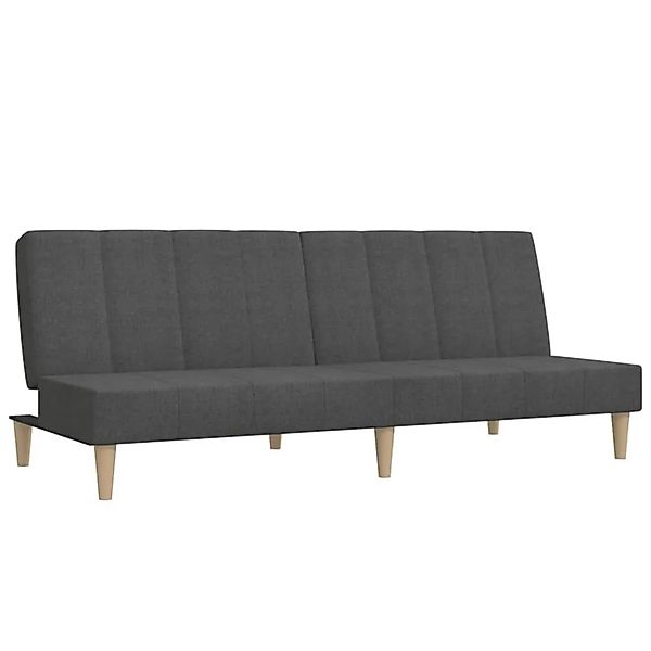 vidaXL Schlafsofa 2-Sitzer Dunkelgrau Stoff 375866 günstig online kaufen