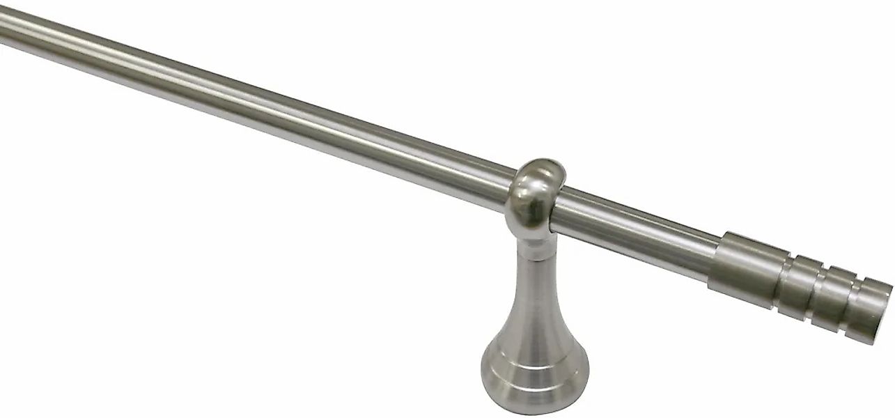 GARDINIA Gardinenstange "Set Metall" Ø 19 mm 1 läufig-läufig Fixmaß 1-Lauf günstig online kaufen