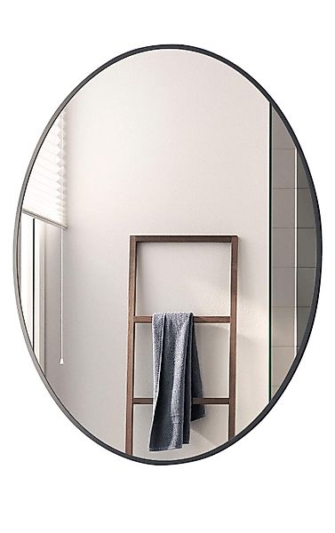 Boromal Dekospiegel Kosmetikspiegel Schwarz Flurspiegel Rund günstig online kaufen